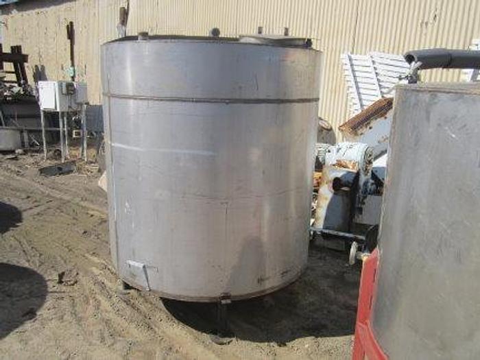 Used Tank, 725 Gallon, 304 S/st, 5' x 5', FT/FB #S737692
