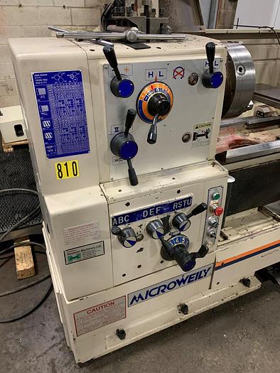 Used 20” X 60” MICROWEILY, 2012, TOOLROOM LATHE