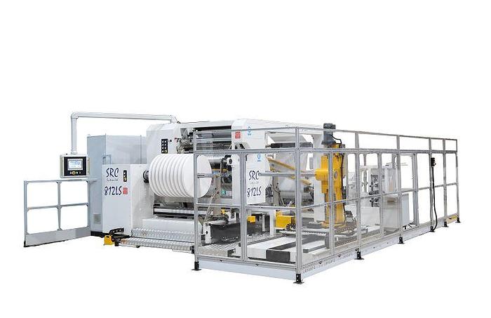 Used 40-60" SRC SYSTEMS LTD. MODEL 812LS SLITTER REWINDER 50" REWIND DIAMETERS