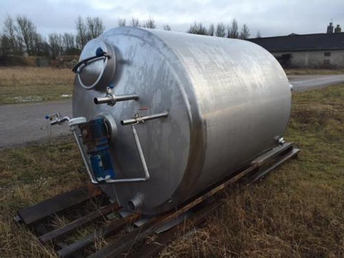 Brugt 4 m3 rustfri kappe tank