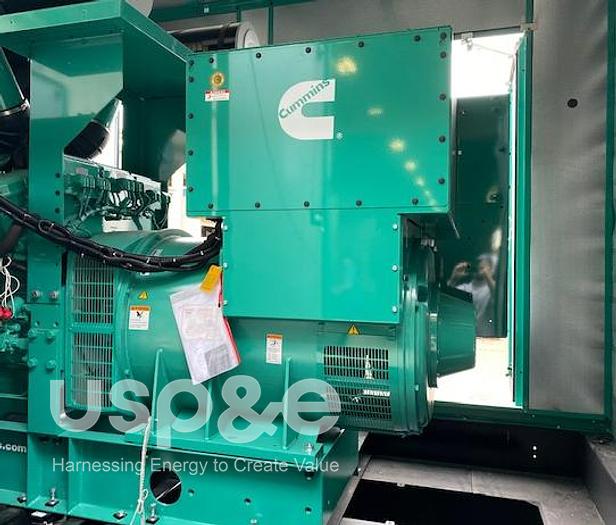 Used 1 MW 2022 New Cummins QST30-G5 NR2 Diesel Generator Sets