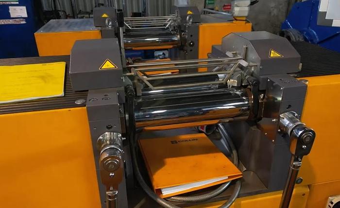 Used Collin Two Roll Lab Mills  W110P