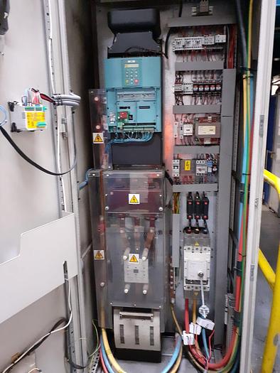 Used Shaw (UK) 24in dia x 68in wide 3 roll vertical stack calender