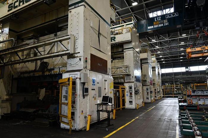 Used SCHULER 1000 Ton Single Action presses  EBS4 - 1000 - 4.6 - 850  (4 of available)