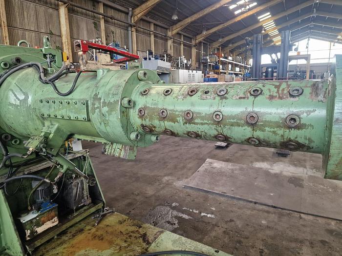 Used Berstorff 150mm dia PIN barrel coldfeed Rubber extruder