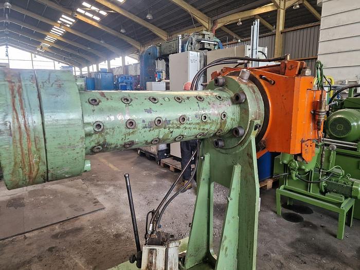 Used Berstorff 150mm dia PIN barrel coldfeed Rubber extruder