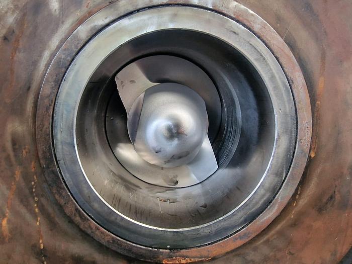 Used Berstorff 150mm dia PIN barrel coldfeed Rubber extruder