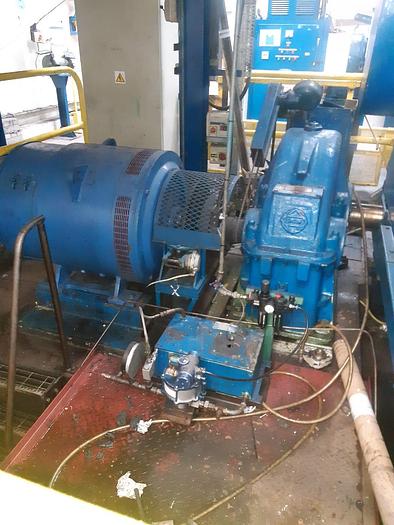 Used Shaw (UK) 24in dia x 68in wide 3 roll vertical stack calender