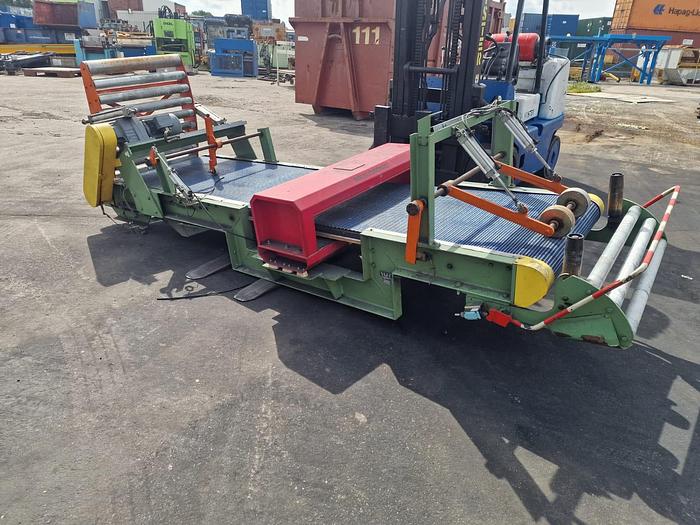 Used Berstorff 150mm dia PIN barrel coldfeed Rubber extruder