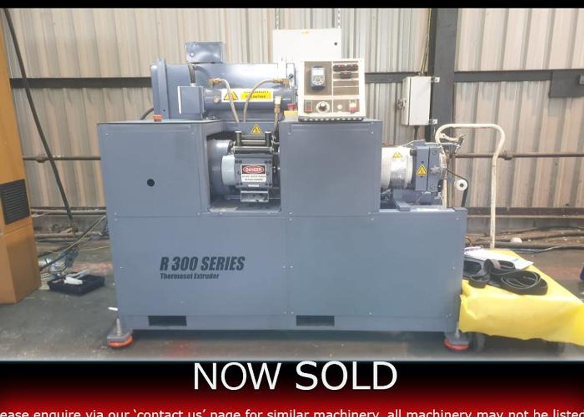 Used 2013 Remco R300 76mm dia Coldfeed Rubber Extruder