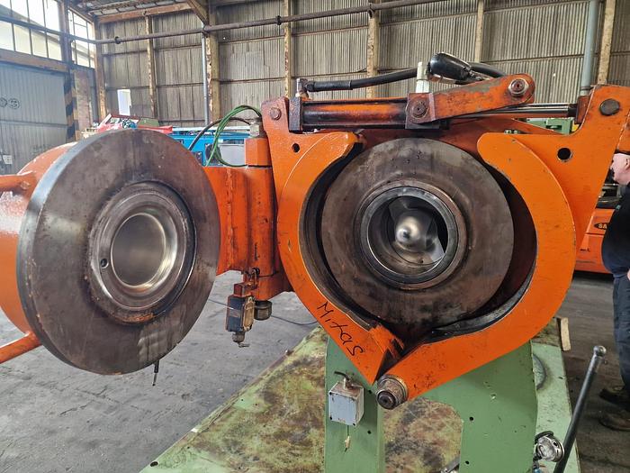 Used Berstorff 150mm dia PIN barrel coldfeed Rubber extruder