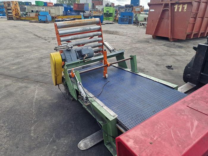 Used Berstorff 150mm dia PIN barrel coldfeed Rubber extruder