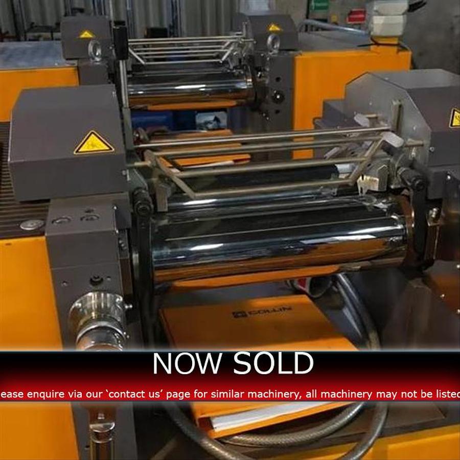 Used Collin Two Roll Lab Mills  W110P