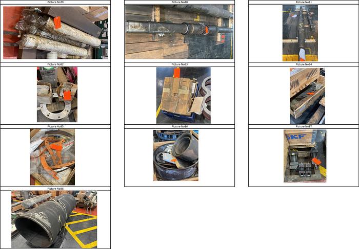 Used Spare Parts List for - (4 X Schuler 1000 ton Presses) (6 X USI 1200 Ton presses) (1 X Muller Weingarten Press)
