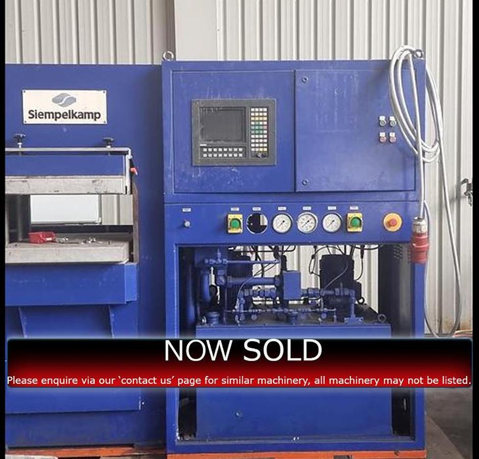 Used 1994 Siempelkamp upstroke hydraulic press