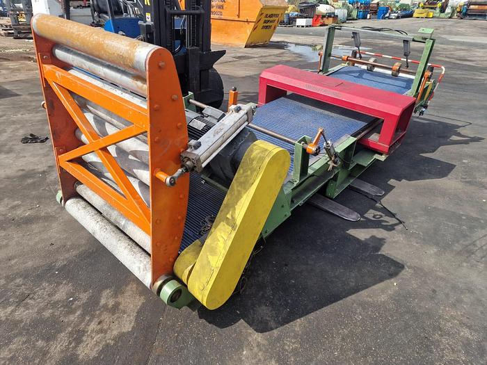 Used Berstorff 150mm dia PIN barrel coldfeed Rubber extruder