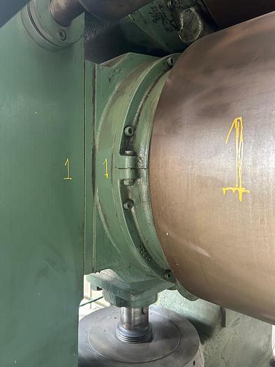 Used Comerio Ercole (Italy) 610mm dia x 1700mm 3 roll vertical stack calender