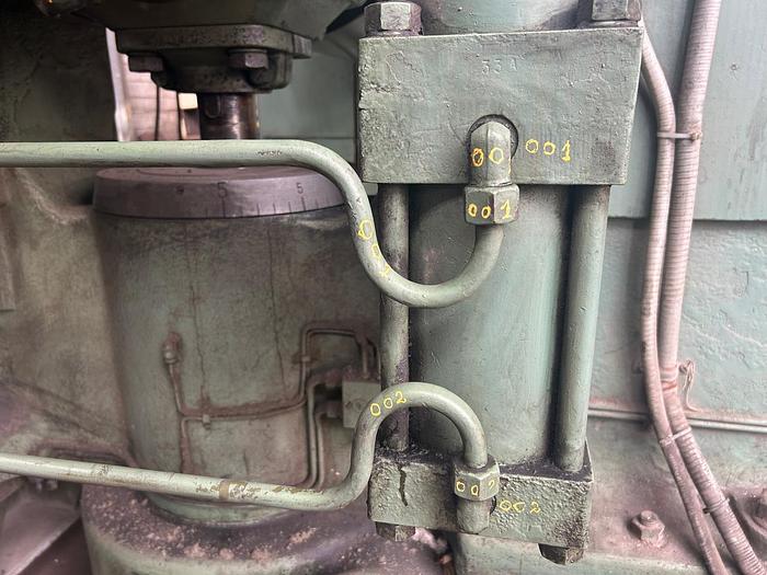 Used Comerio Ercole (Italy) 610mm dia x 1700mm 3 roll vertical stack calender