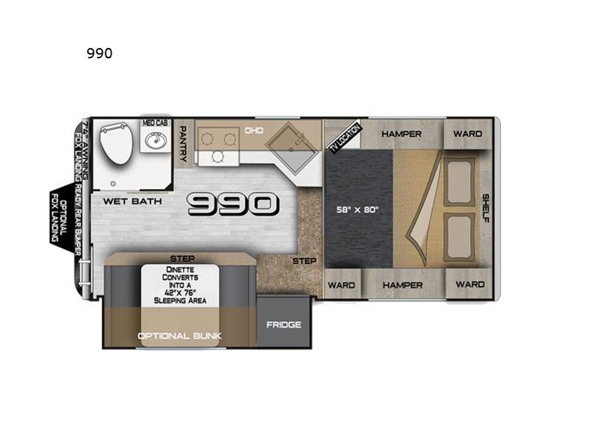 Used Used 2025 Northwood Arctic Fox Camper 990