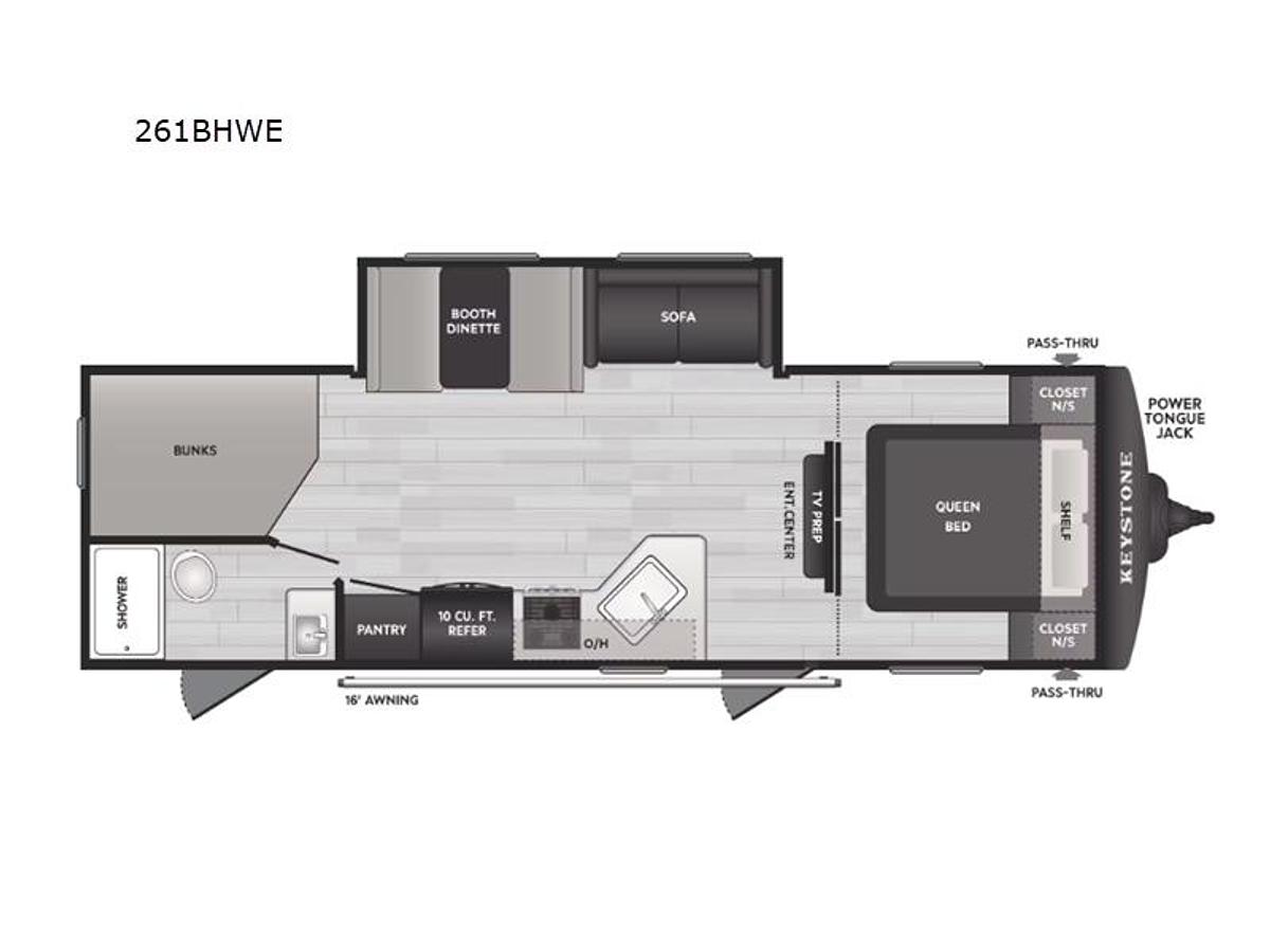 New 2026 Keystone RV Hideout Sport 261BHWE