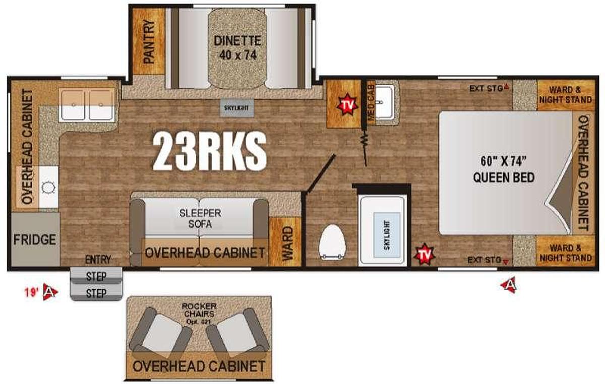 Used Used 2016 Outdoors RV Creek Side 23RKS