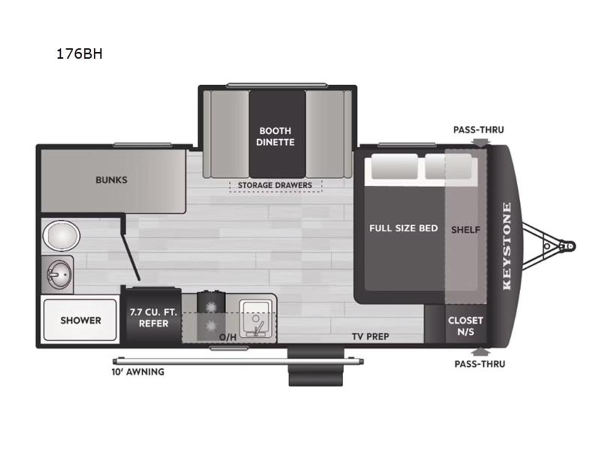 New 2026 Keystone RV Hideout Mini 176BH