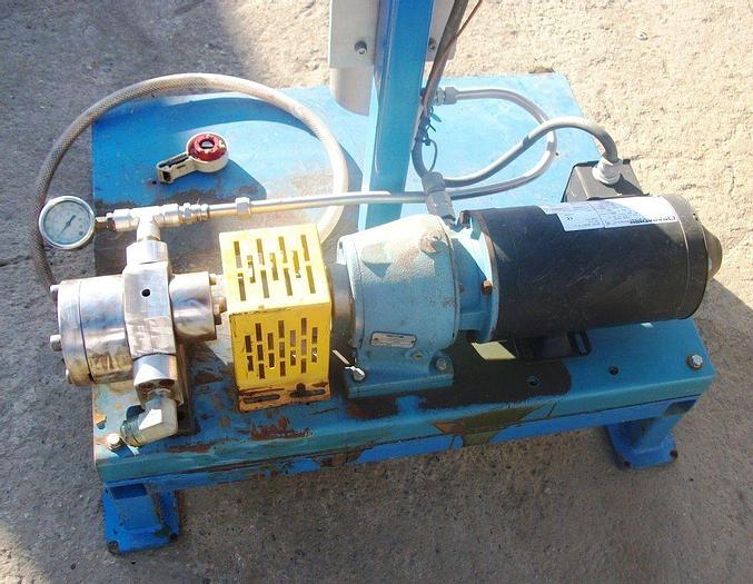 Used Pump, Gear, 1 HP, S/st, Zenith, B900, Metering,Pump, Gear, 1 HP, S/st, Zenith, B900, Metering, #S741125