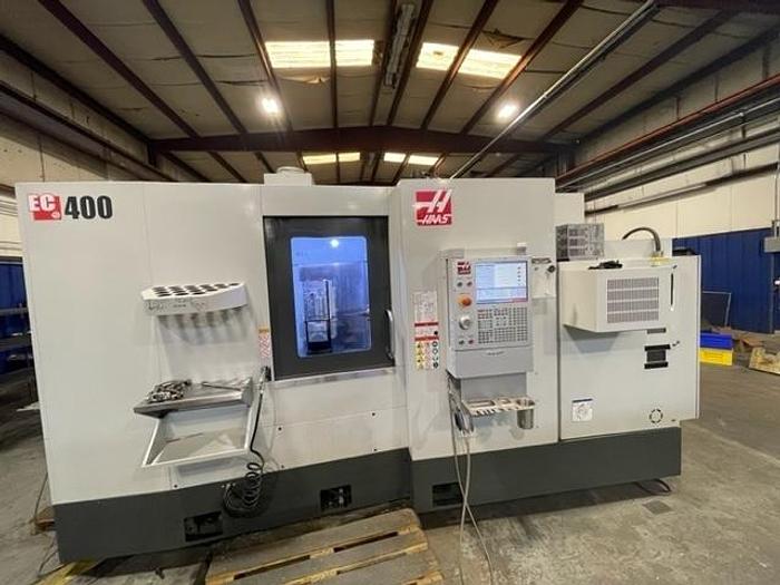 Used 2021 HAAS EC-400 4-Axis CNC Horizontal Machining Center
