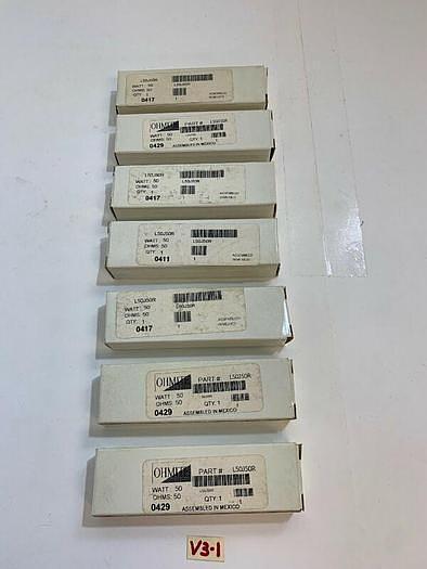 Ohmite L50J50R Vitreous Enameled Resistor Watts:50 OHMS:50 (Lot Of 7) *New*