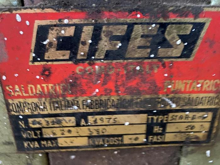 Used 1975 CIFES Star E-6 Spot Welder