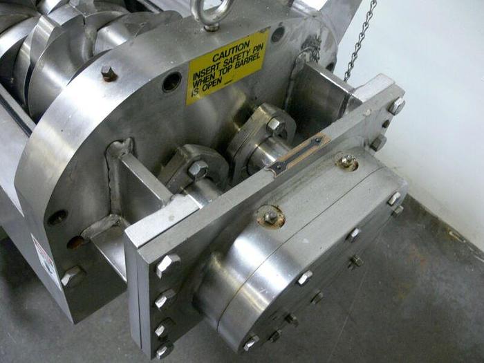 Used Teledyne Readco 6" Processor Continuous Paste Mixer w/ 15HP Motor & Controls