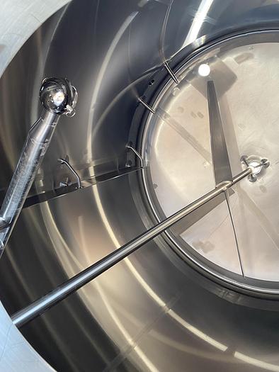 Used Paul Mueller 1000 Gallon Stainless Steel Jacketed Reactor w/ 5 HP Motor