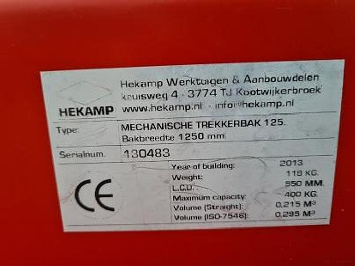 Used Grondbak Hekamp 125cm