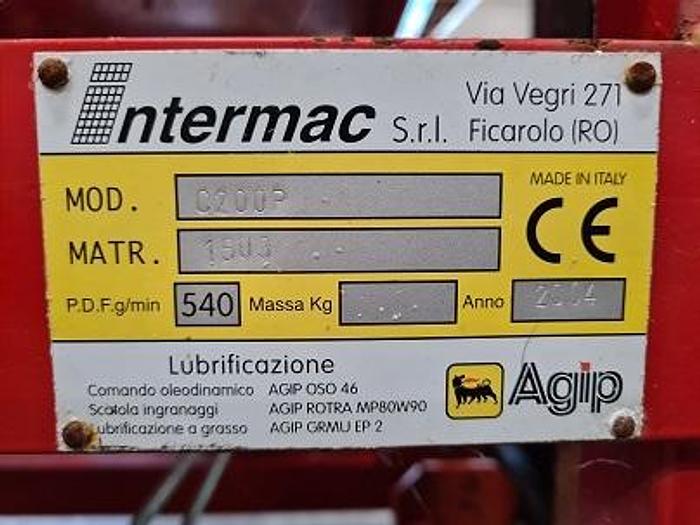 Used Opvang container Intermac met veeg/zuigmond gebruikt