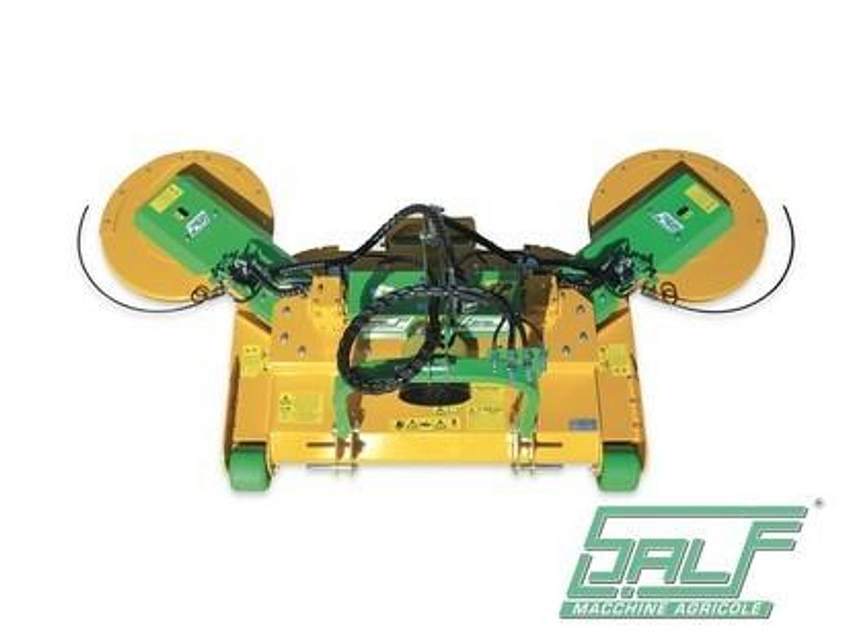 Salf maaier met 2 variabele zwenkermaaiers