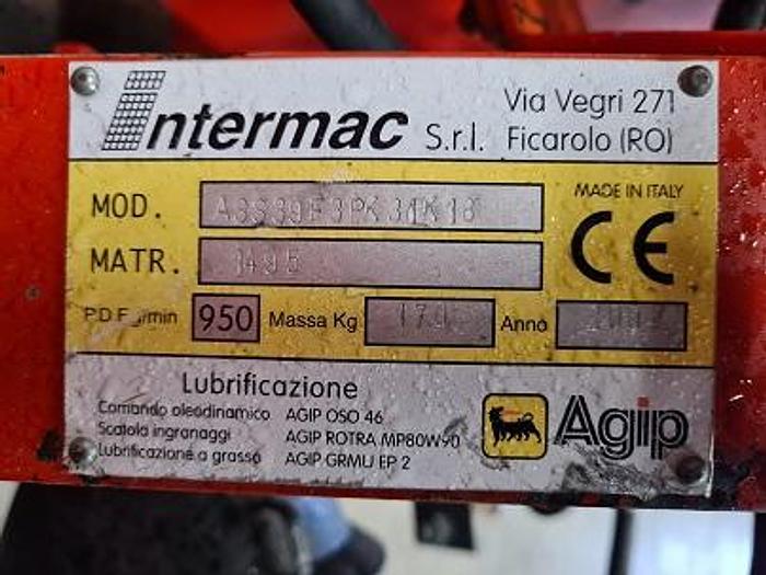 Used Opvang container Intermac met veeg/zuigmond gebruikt