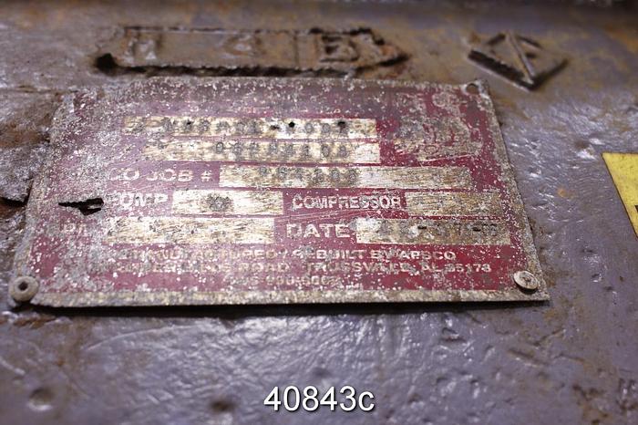 Refurbished Nash CL4002 Vacuum Pump, Stainless Steel Clad Casing #40843