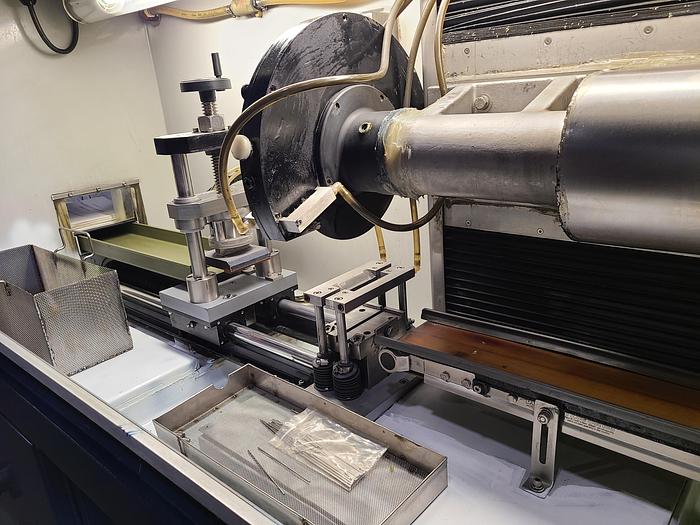 Used Everite Electrochemical Automatic Tube Cutoff Saw Machine Model TC SR7