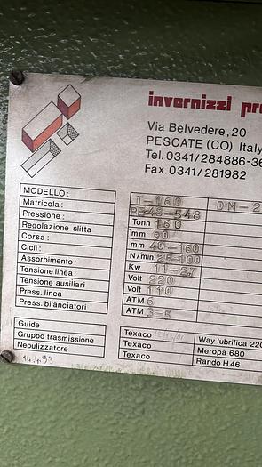 Usato Invernizzi 160 ton