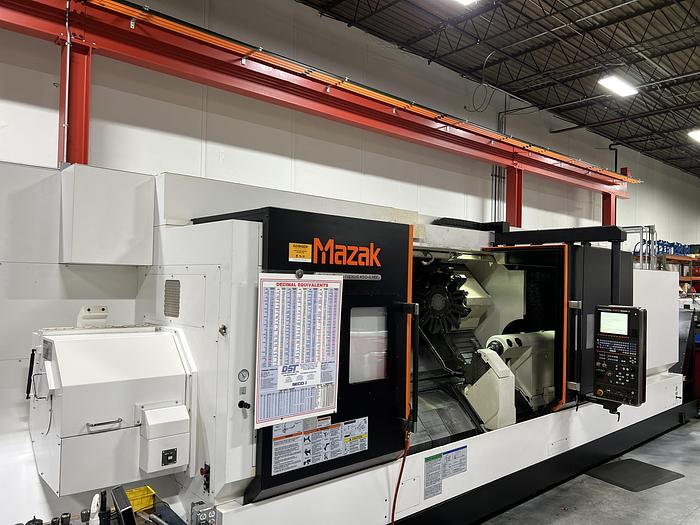 Used 2018 MAZAK QTN 450MY-II with Steady Rest Live Tooling & Y-Axis