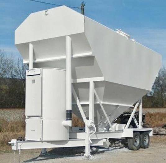 Used 2005 Belgrade 200Bbl Low Profile Portable Silo