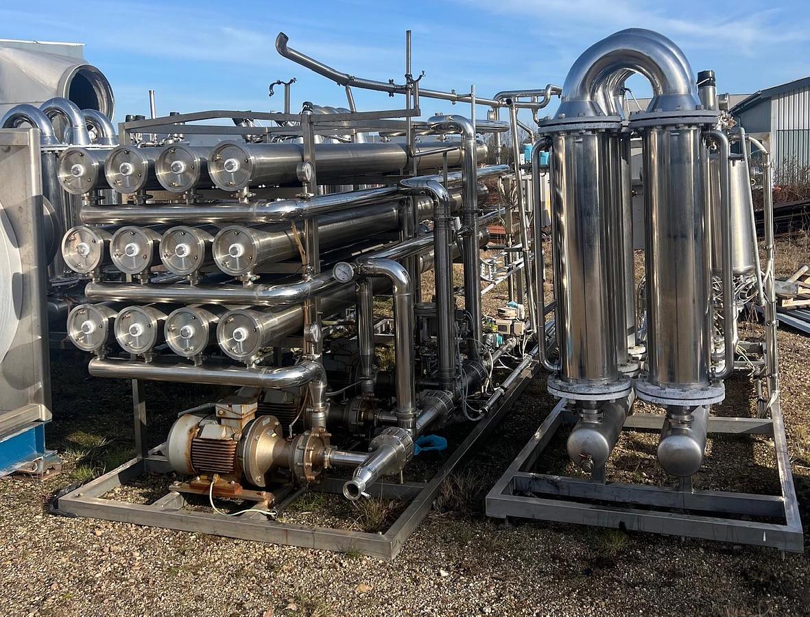Used UF- membrane and ceramic filter plant