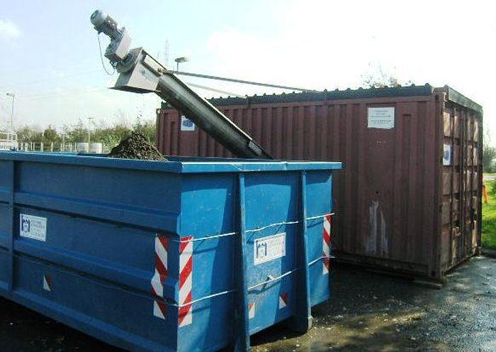Used Complete decanter sludge dewatering unit