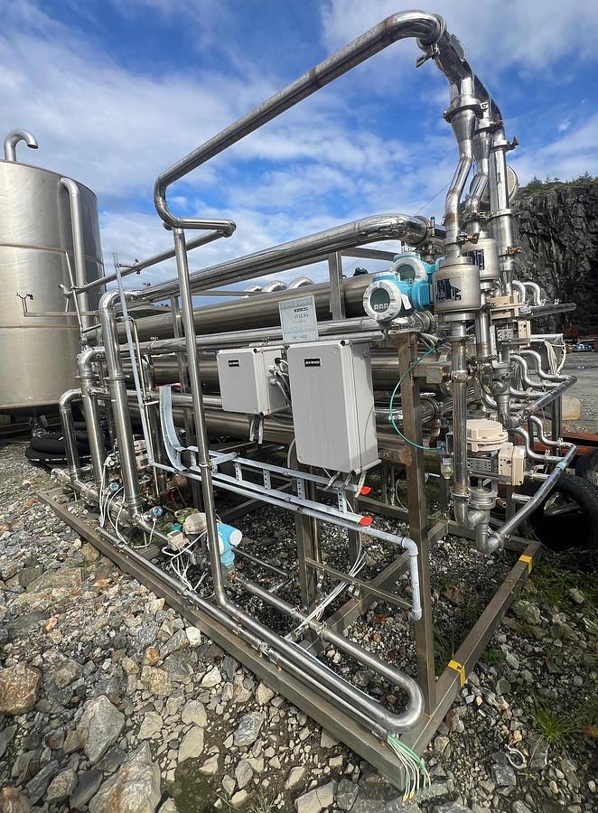 Used UF- membrane and ceramic filter plant