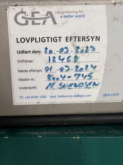 Used 2005 Westfalia Separator GmbH Decanter centrifuge, type UCD 345-00-32