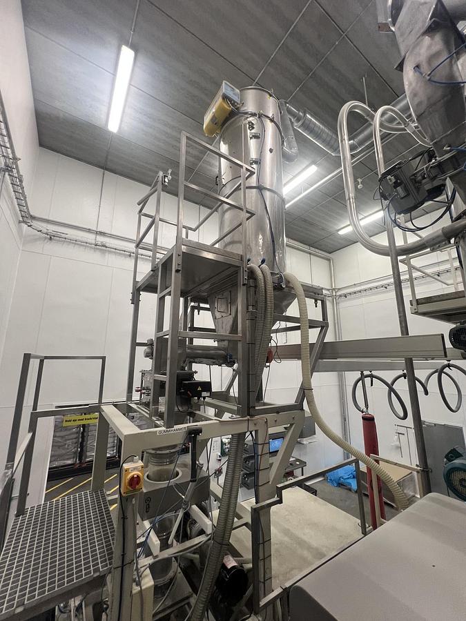 Used Complete Stainless-Steel Powder & Granulate Processing and Packaging Line