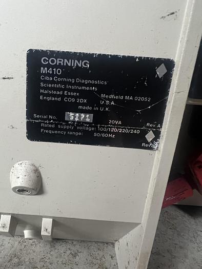 Used Flame Photometer M410, CORNING MEDICAL & SCIENTIFIC + manual