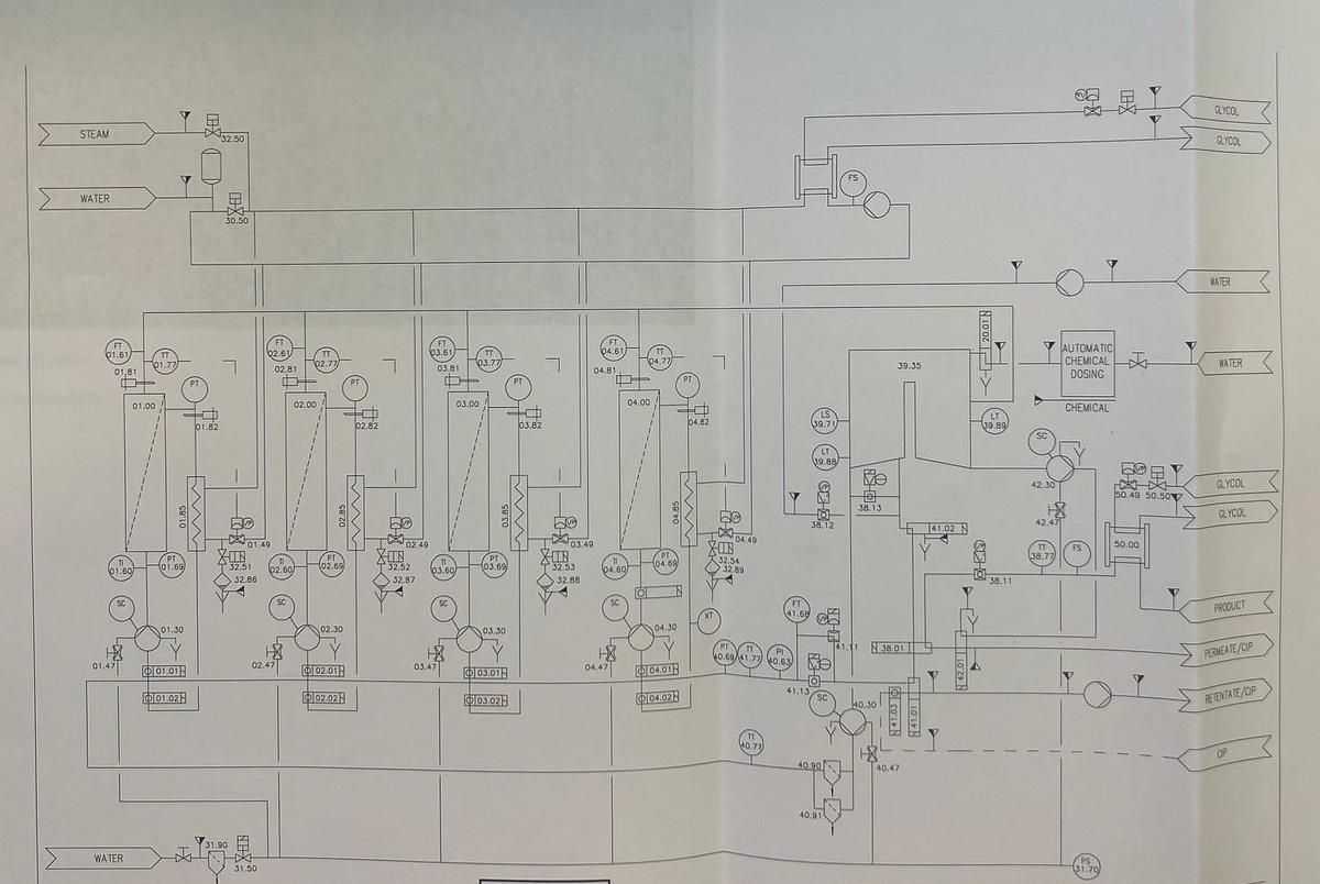 Used 2006 APV Invensys A/S UF- membrane plant