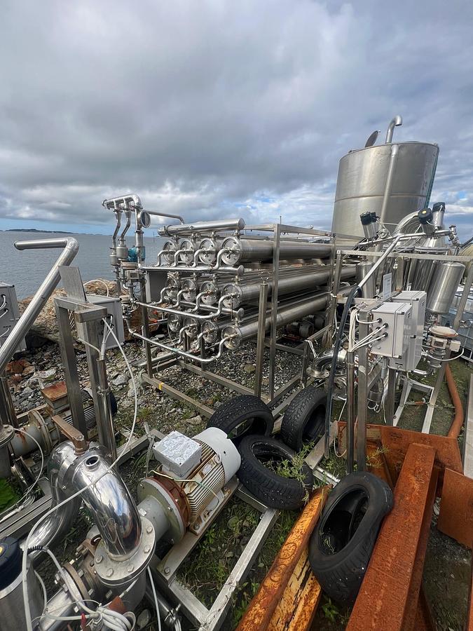 Used UF- membrane and ceramic filter plant