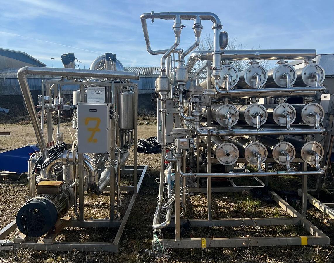 Used UF- membrane and ceramic filter plant